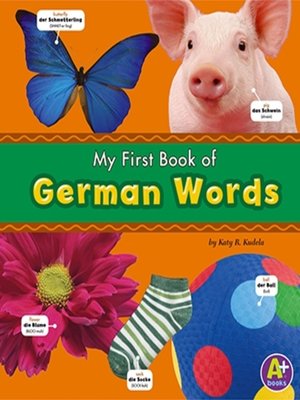 cover image of My First Book of German Words